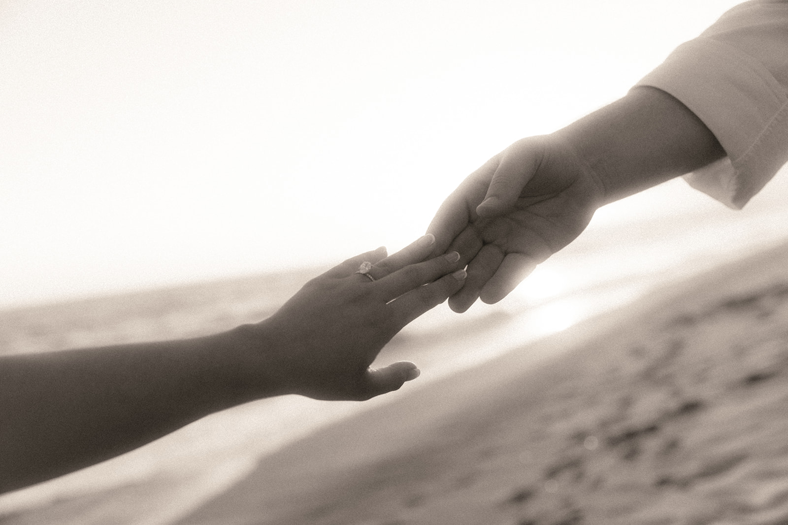 Point Dume Malibu Engagement Photoshoot